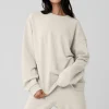 Chill Crew Neck Pullover - Bone