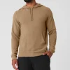 Micro Waffle Fast Break Hoodie - Gravel