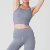 Seamless Ribbed Favorite Bra Tank - Fog