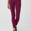 High-Waist 7/8 Run It Back Legging - Wild Berry