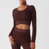 Seamless Luxe Terry Cuddle Coverup - Cherry Cola