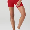 5&quot; Airbrush High-Waist Biker Short - Classic Red