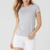 Alosoft Finesse Tee - Athletic Heather Grey