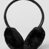 Faux Fur Ear Muff - Black