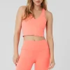 Airbrush Real Bra Tank - Candy Orange