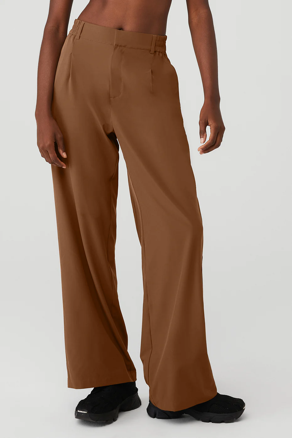 High-Waist Pursuit Trouser - Cinnamon Brown