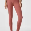 High-Waist Alosoft Lounge Legging - Soft Terracotta