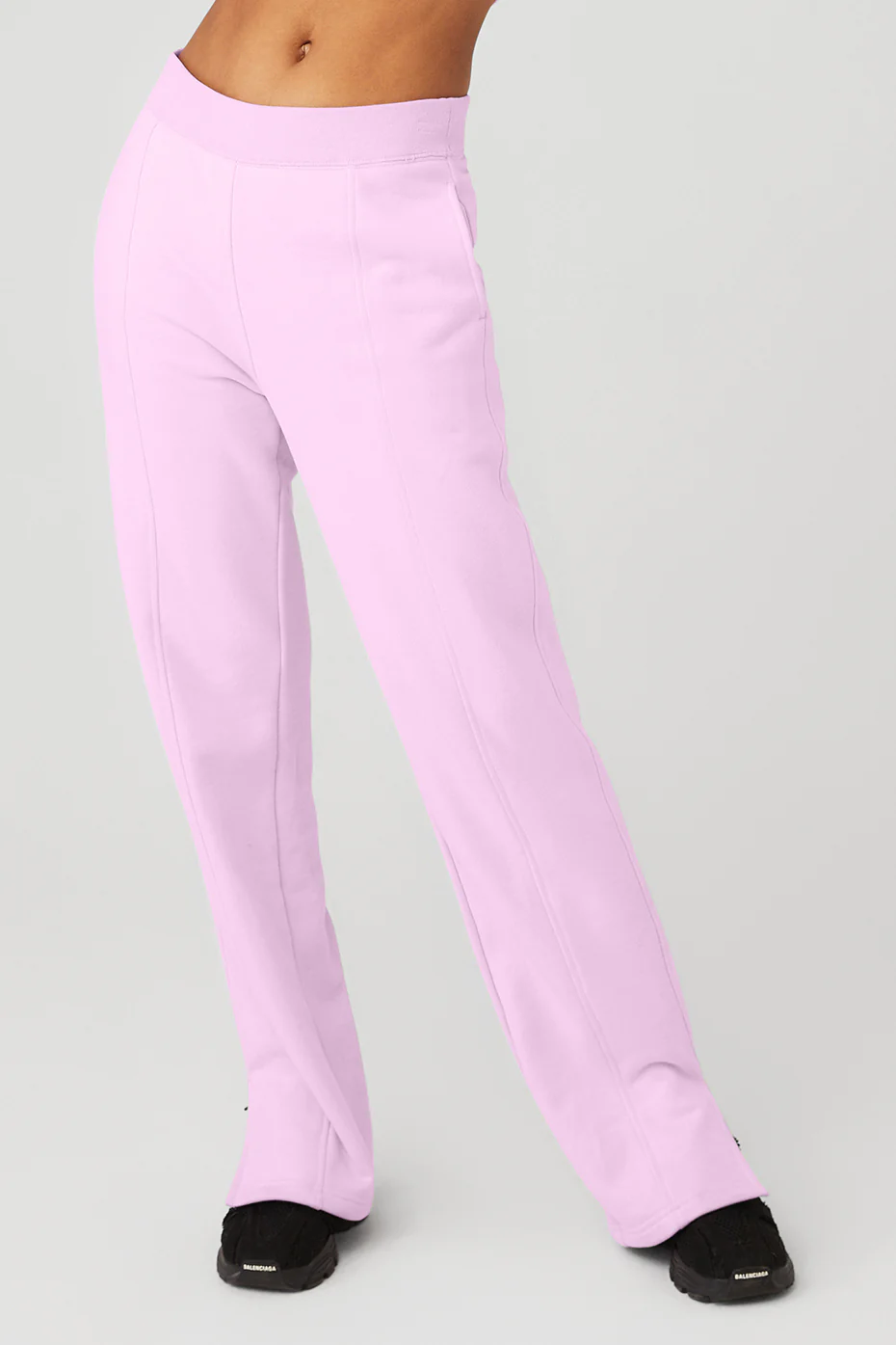 High-Waist Free Time Straight Leg Sweatpant - Sugarplum Pink