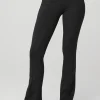 High-Waist Zip It Flare Legging - Black