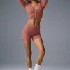 Alolux High-Waist Me Time Short - Soft Terracotta