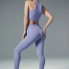 7/8 High-Waist Airbrush Legging - Lilac Blue