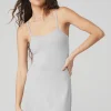Alosoft Courtside Tennis Dress - Athletic Heather Grey