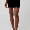 Micro Corduroy Winter Break Mini Skirt - Black