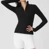 Alosoft 1/2 Zip Rapid Pullover - Black