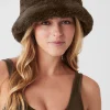 Foxy Sherpa Bucket Hat - Espresso