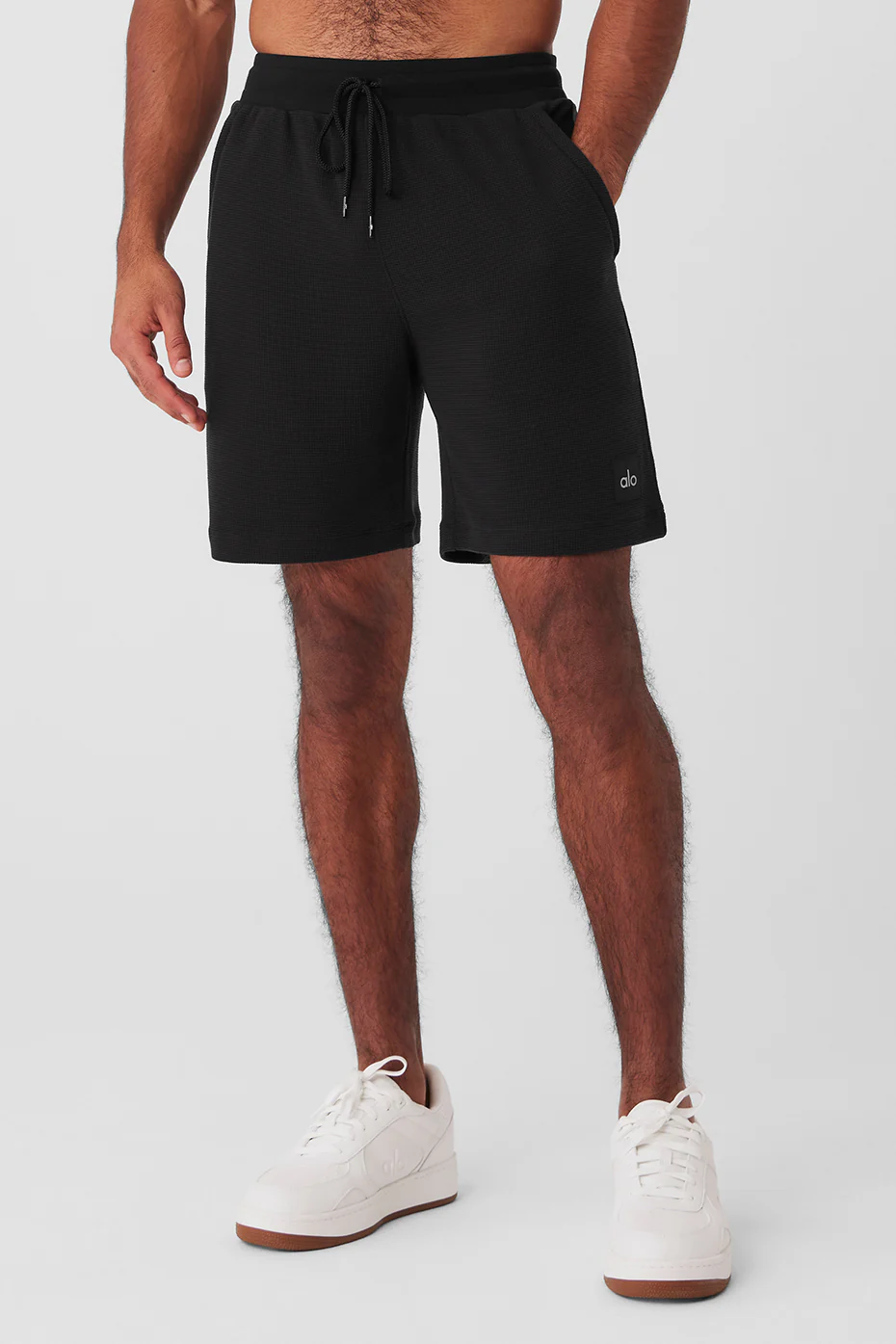 7&quot; Micro Waffle Fast Break Short - Black