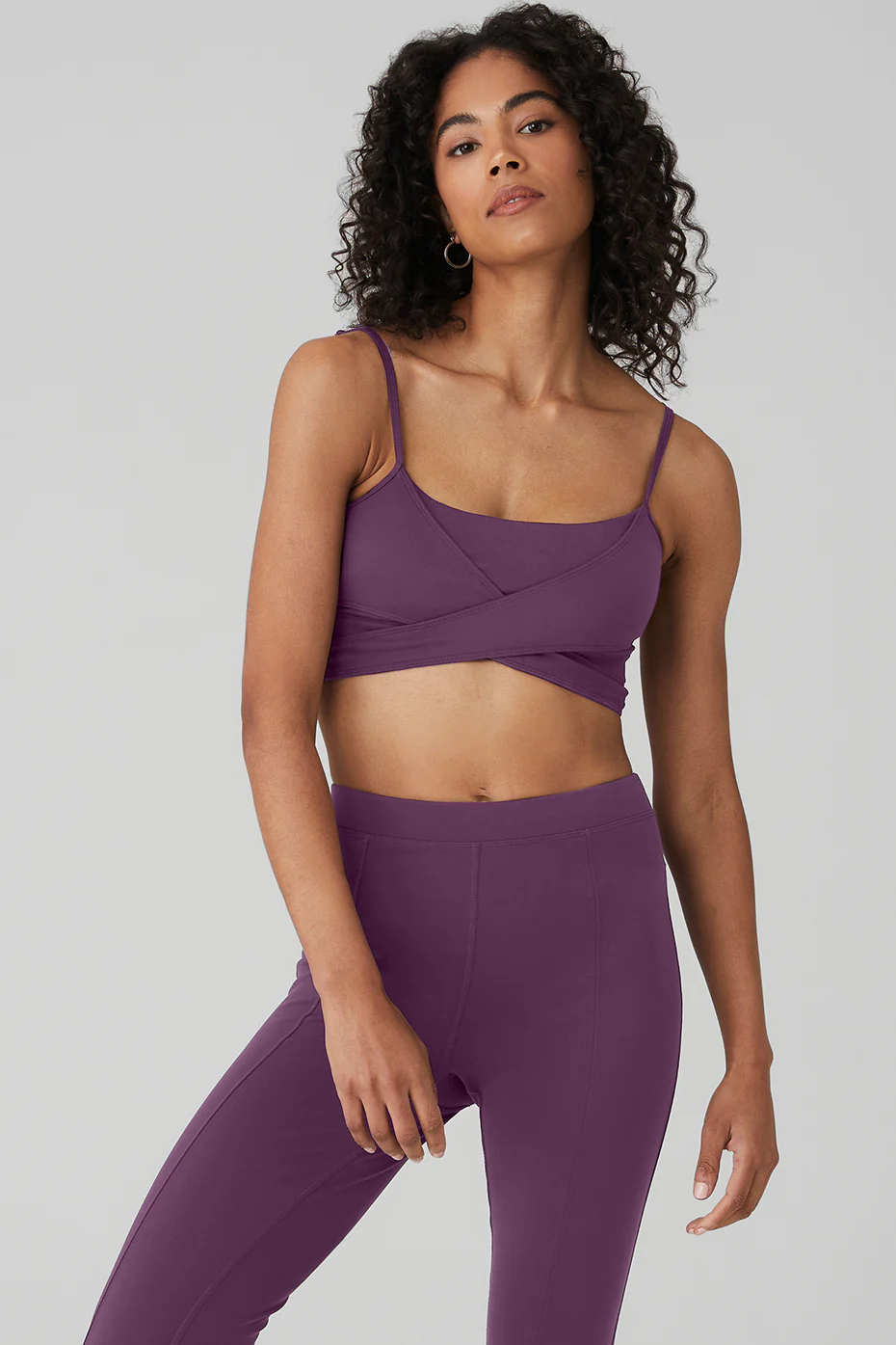 Airbrush Enso Bra - Dark Plum