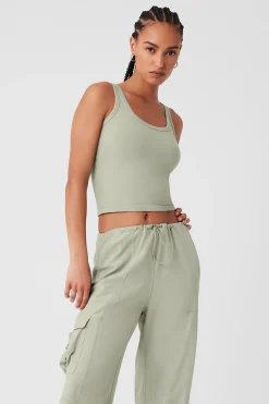 Seamless Chosen Tank - Limestone