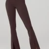 Airbrush High-Waist Flutter Legging - Raisin
