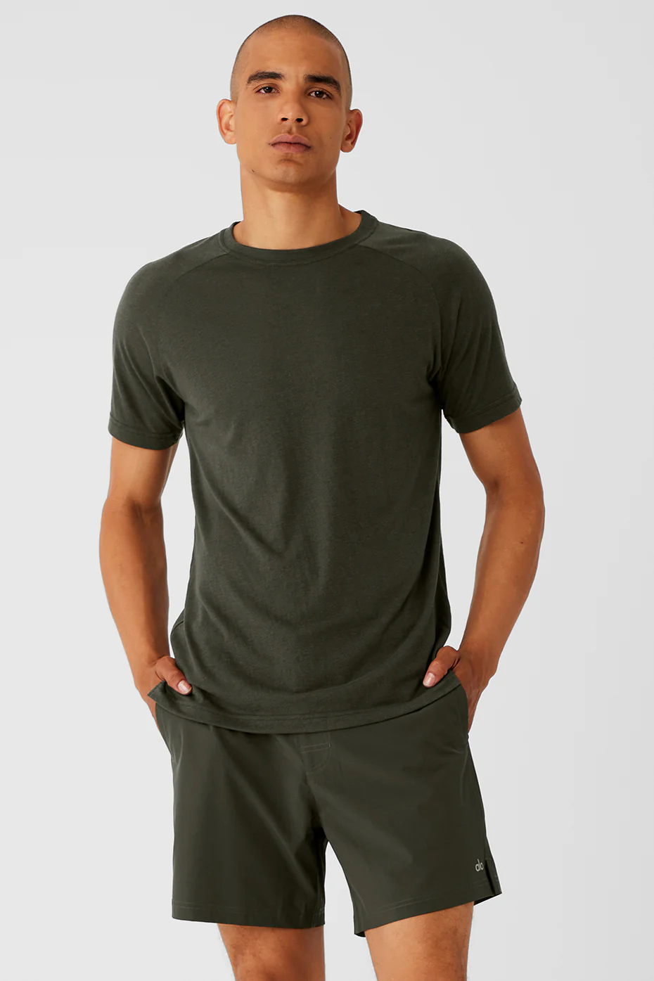 The Triumph Crew Neck Tee - Stealth Green