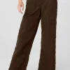 High-Waist Ski-Moto Puffer Pant - Espresso