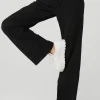 Mesh All-Star Wide Leg Pant - Black