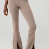 Airbrush High-Waist 7/8 Flutter Legging - Taupe