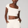 Terry Beachside Short Sleeve - Ivory
