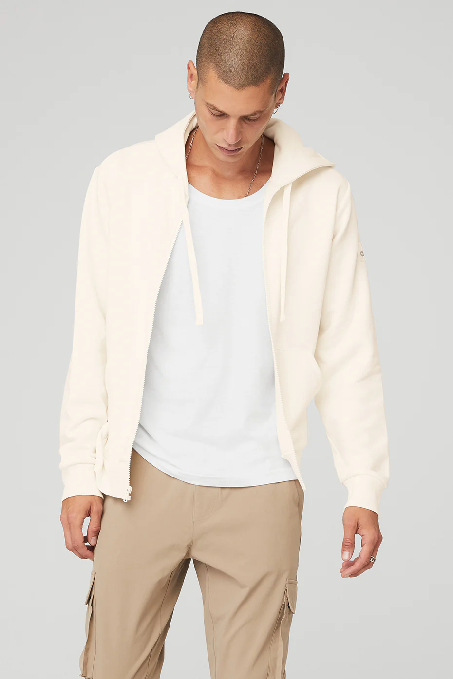 Everyday Full Zip Hoodie - Ivory