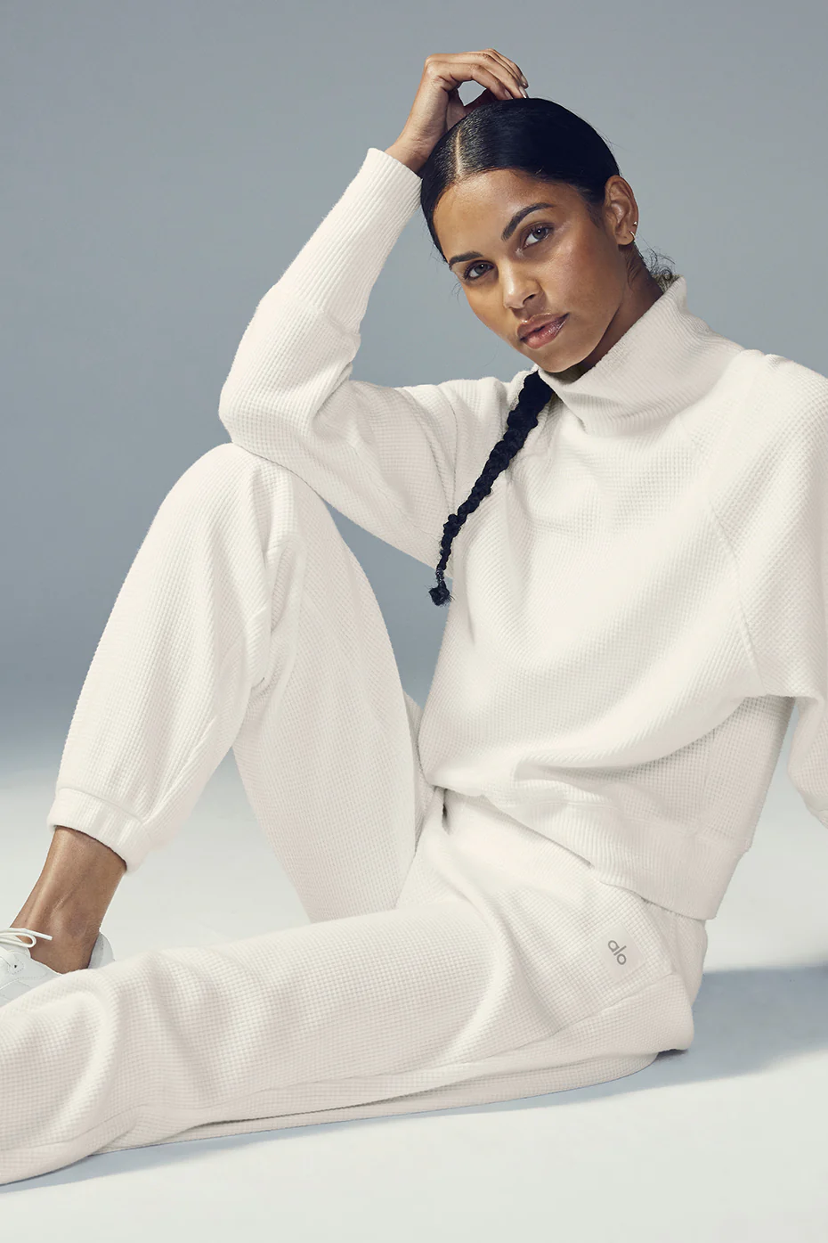 Waffle Weekend Escape Jogger - Ivory