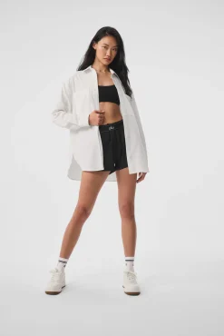 Dreamscape Button Down Long Sleeve - White