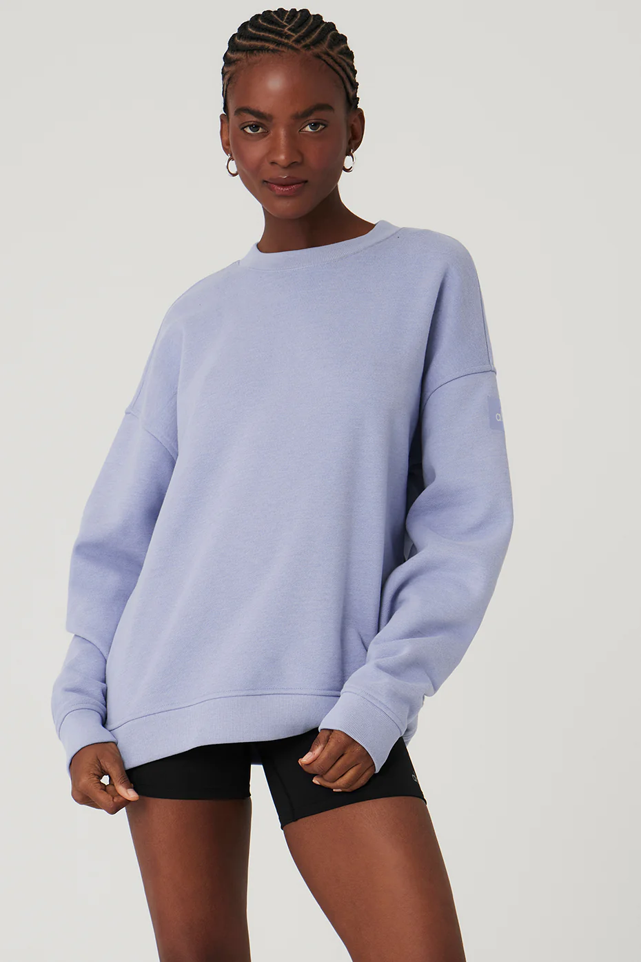 Renown Heavy Weight Crew Neck Pullover - Icy Purple