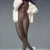7/8 High-Waist Airlift Legging - Olive Tree