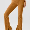 Micro Corduroy High-Waist Winter Break Flare Pant - Toffee