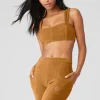 Micro Corduroy Winter Break Bra - Toffee