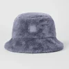 Faux Fur Bucket Hat - Fog