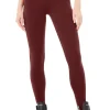 High-Waist Airbrush Legging - Cranberry