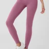 High-Waist Airbrush Legging - Soft Mulberry