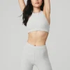 Alosoft Iconic 90's Bra - Athletic Heather Grey