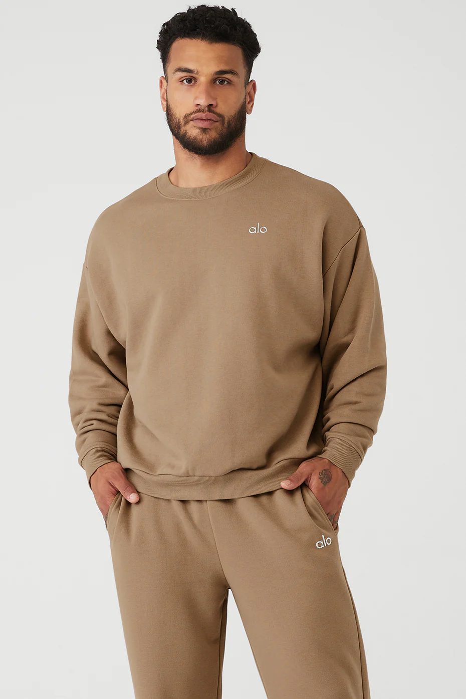 Accolade Crew Neck Pullover - Gravel