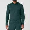 Conquer Reform Long Sleeve With Hood - Midnight Green