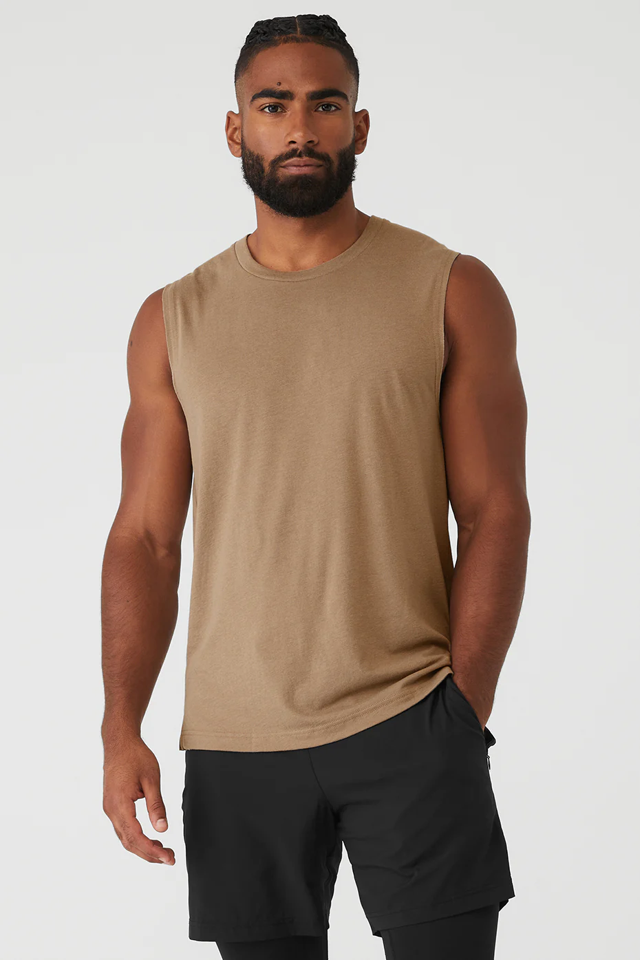 The Triumph Muscle Tank - Gravel