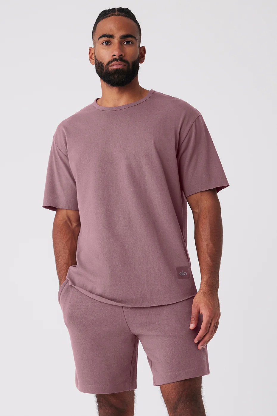 Society Crewneck Tee - Woodrose