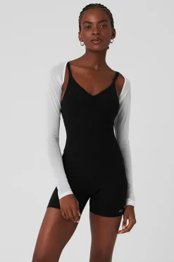 Mesh Heat Wave Shrug - White
