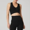 Seamless Open Air Bra - Black