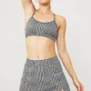 Jacquard Glenplaid Tennis Skirt - Titanium/Black