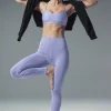7/8 High-Waist Airlift Legging - Lilac Blue