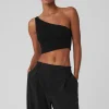 Mesh Sheer Illusion Tank - Black