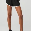 Ivy League Dolphin Short - Black/White