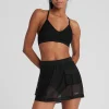 Seamless Open Air Barely There Bra - Black